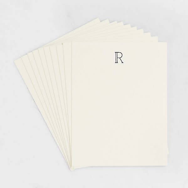 Monogrammed Letterpress Stationery