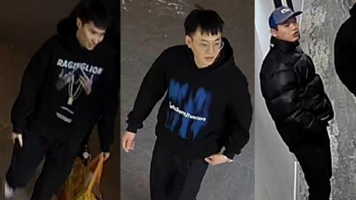 images of three suspects