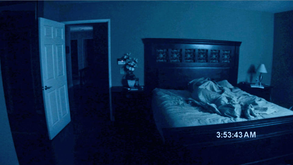 A scene of a nighttime haunting from Paranormal Activity. (Photo: Paramount/Courtesy Everett Collection)