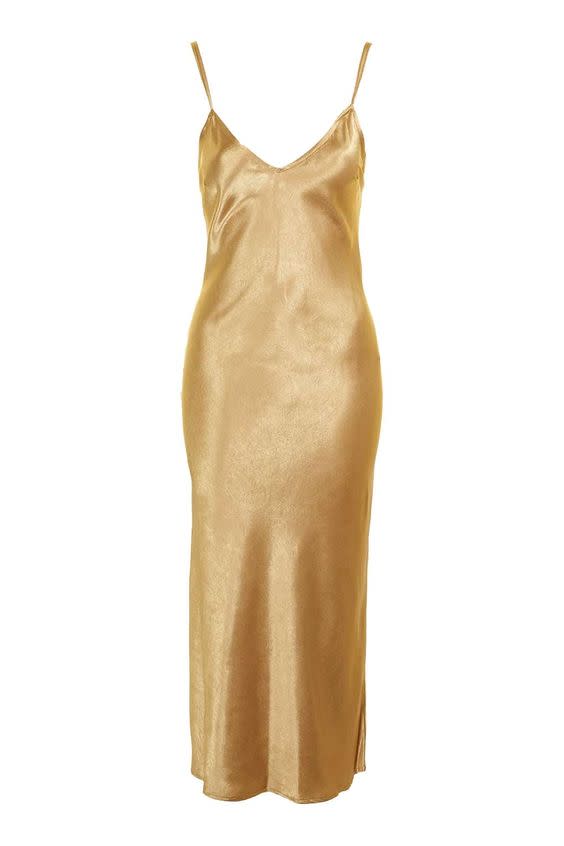 Satin Midi Dress