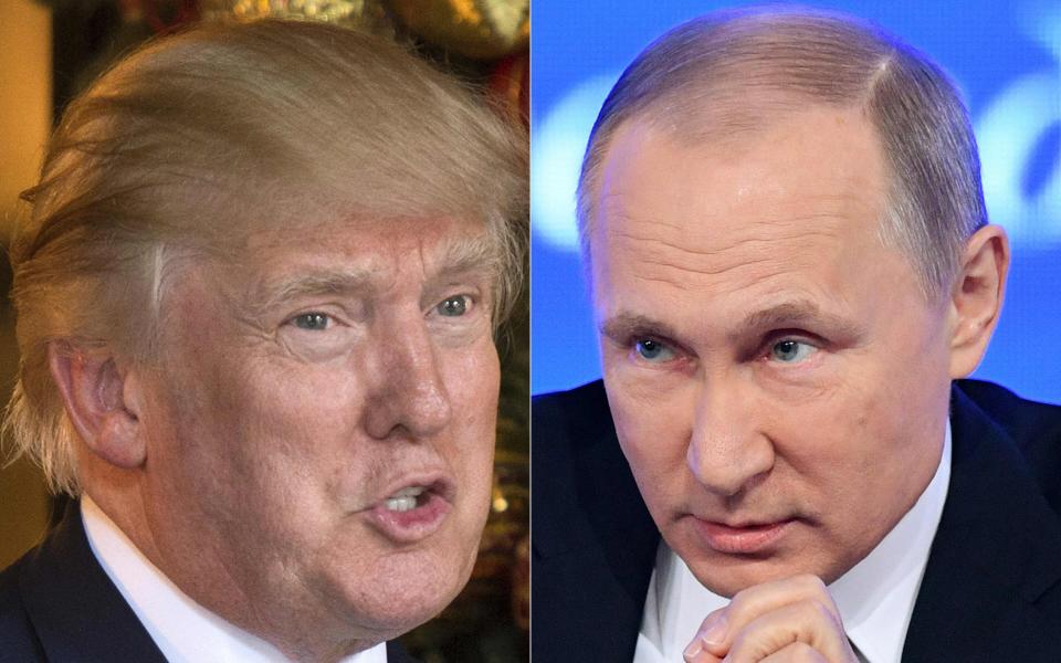 Donald Trump and Vladimir Putin - AFP