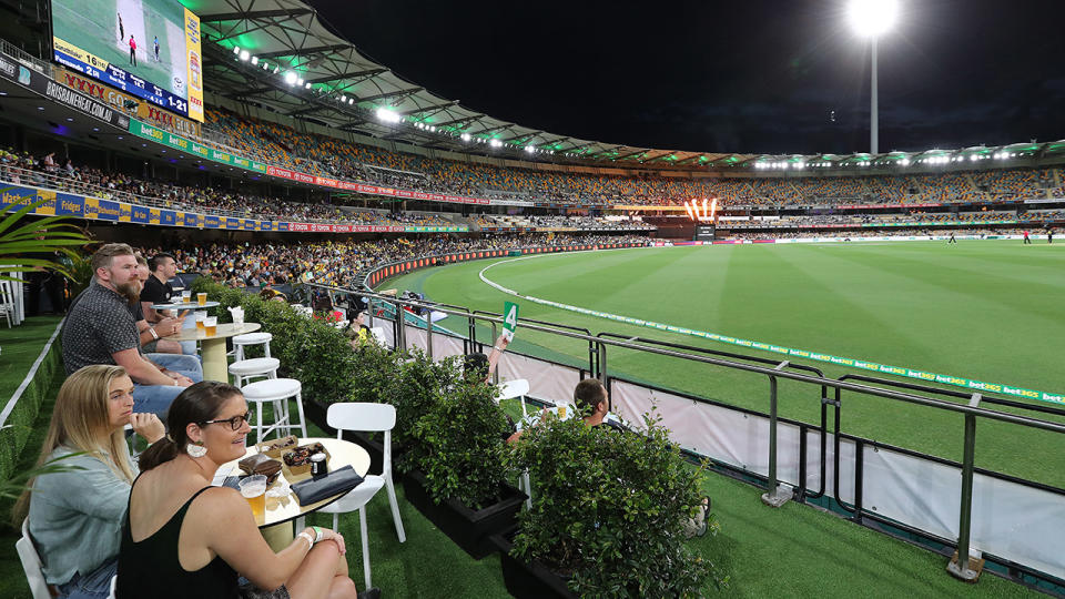 The Gabba crowd, pictured here during Australia's win over Sri Lanka.