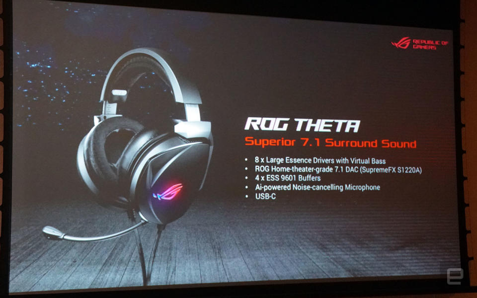 ASUS ROG Theta gaming headphones