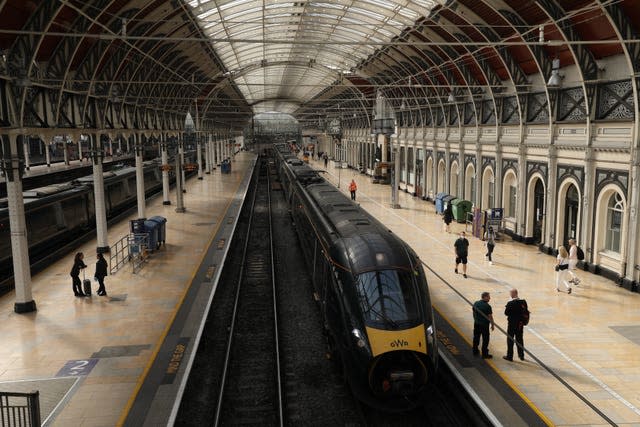 Paddington station in London