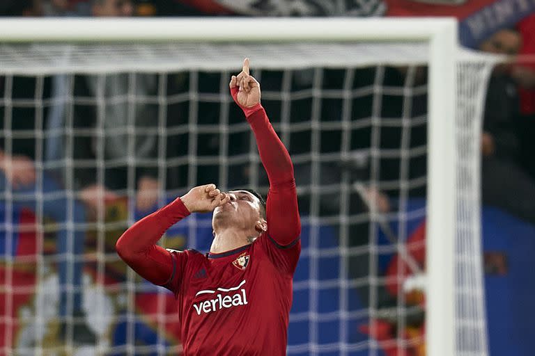 Ezequiel 'Chimy' Ávila, una baja de peso para Osasuna en la Supercopa de España