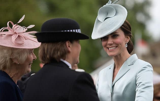 She spoke to guests about her concerns. Photo: Getty