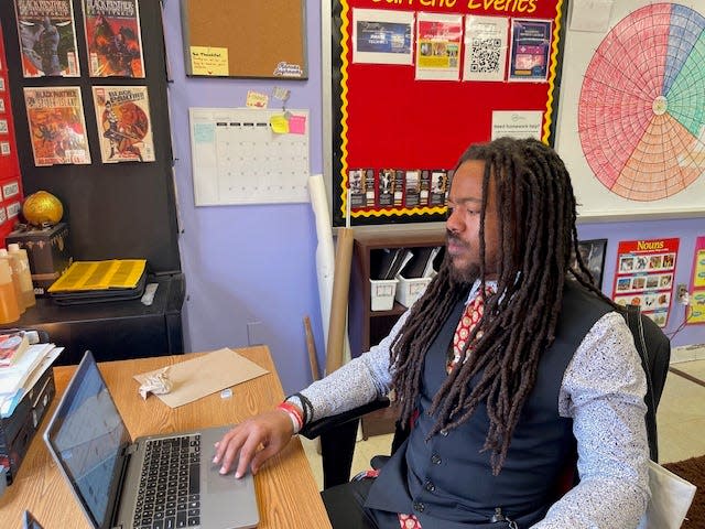 When 31-year-old English teacher Kareem Wall was homeless last school year, he would sometimes sleep on the couch in his Kansas City, Missouri, classroom. He moved into teacher housing in March 2023, after being unhoused for seven months, he said.