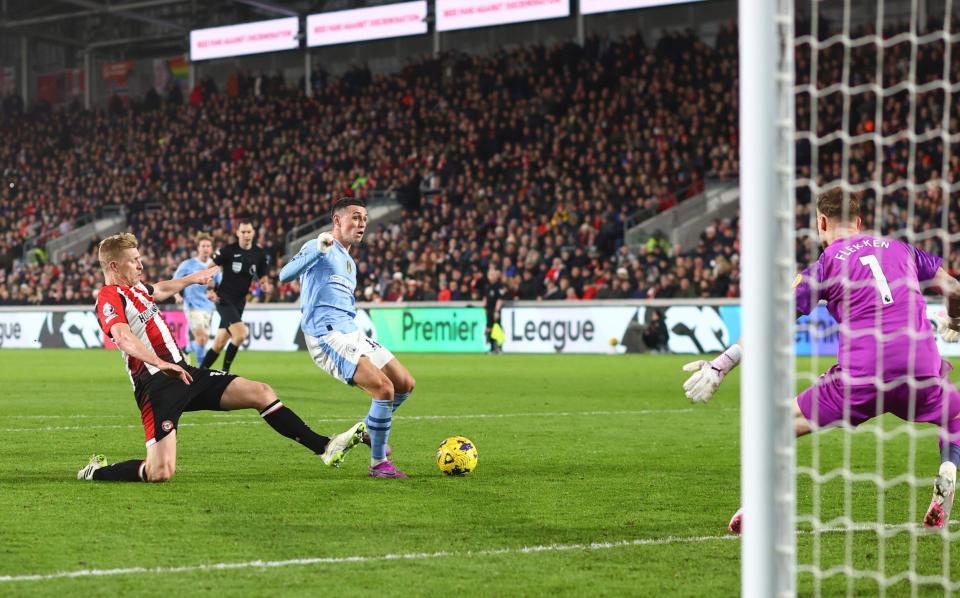 Foden slots home his third