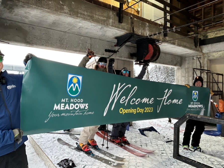 Mt. Hood Meadows now kicked off their 56th season of operations Saturday December 9, 2023 (Courtesy: Mt. Hood Meadows)