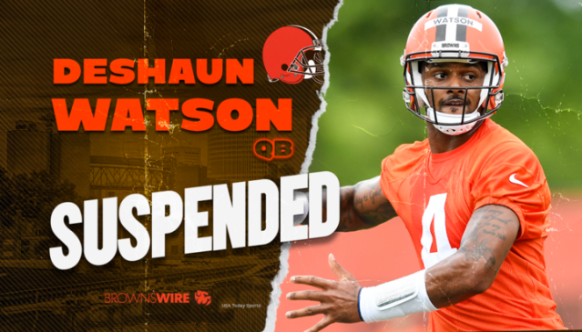 NFL news: Browns' Deshaun Watson suspended six games