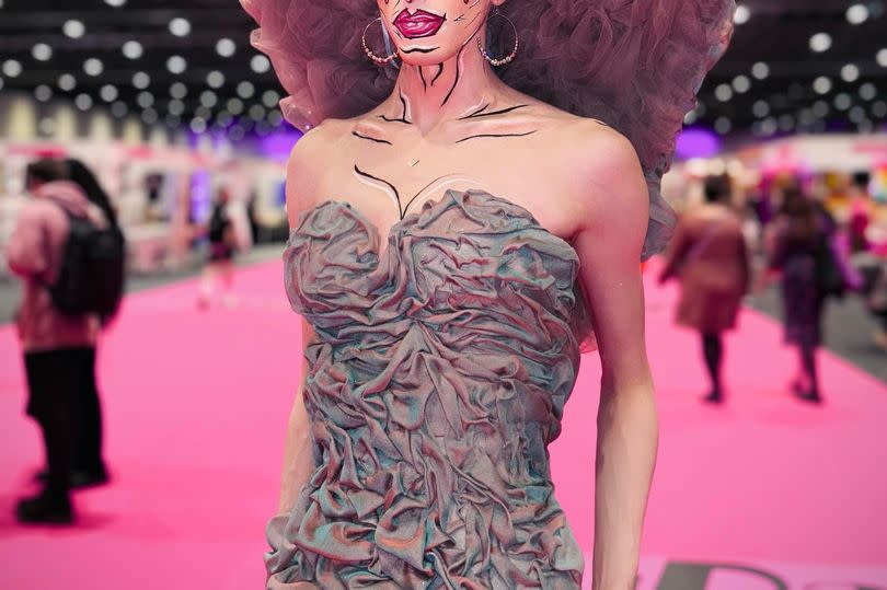 Drag performer Rodger, who also designs costumes and outfits worn by leading drag queens, has been working in nightclubs for more than five years