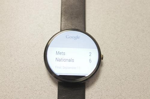 Moto 360 smartwatch