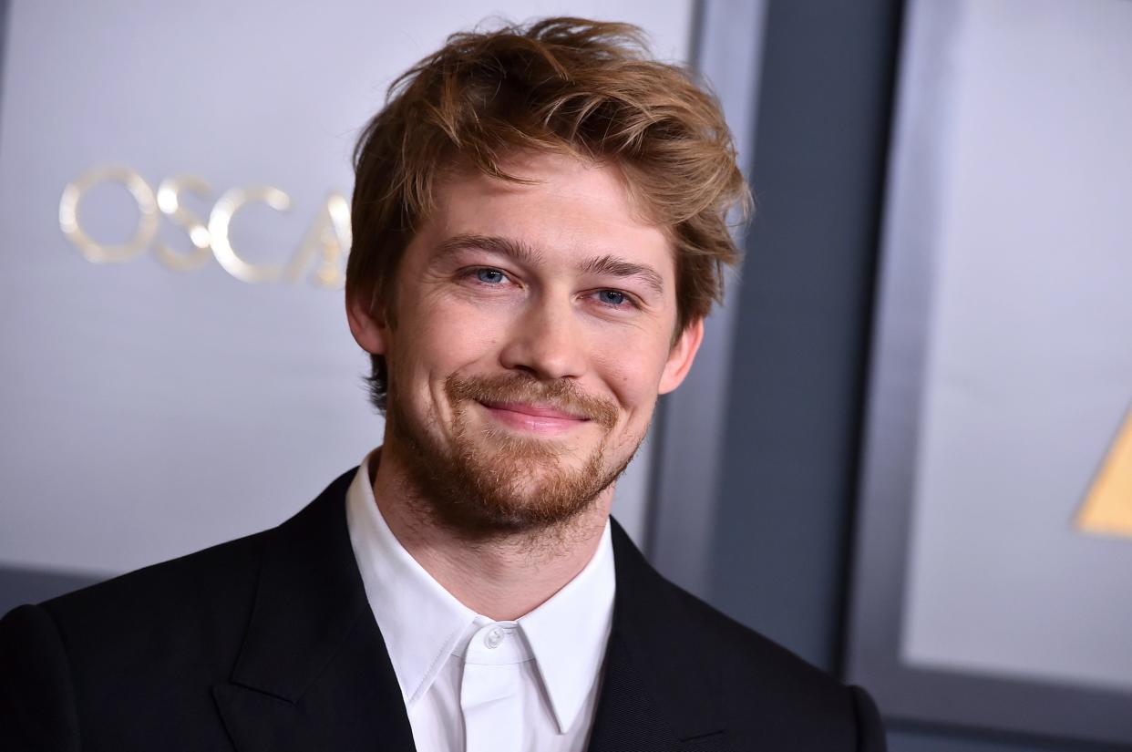 Joe Alwyn arrives at the Governors Awards on Saturday, Nov. 19, 2022, at Fairmont Century Plaza in Los Angeles.