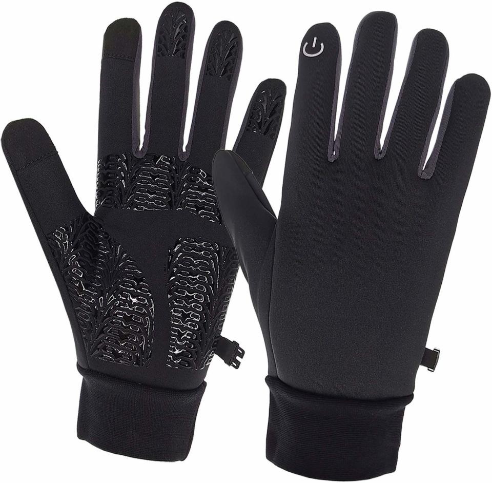 Winter Gloves Touch Screen Gloves Warm Waterproof Windproof Non-Slip Lightweight for Women and Men Running,Walking,Cycling,Driving in Cold Weather