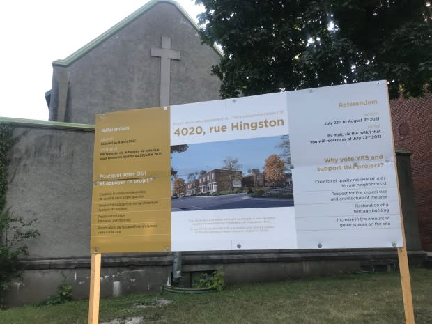 The church, originally constructed in 1920, has sat unused for a number of years. Previous redevelopment efforts drew outcry 5 years ago. (Benjamin Shingler/CBC - image credit)