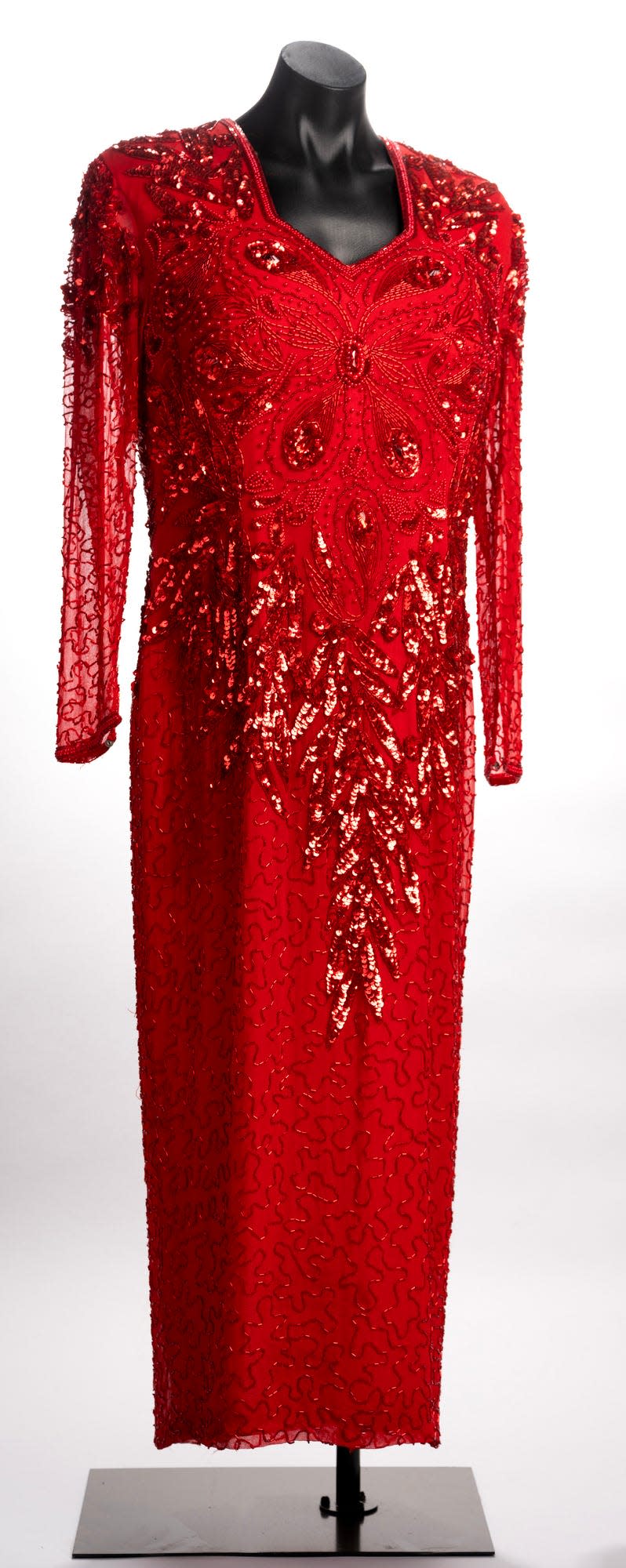 Koko Taylor's red beaded dress will be part of the "Music America" exhibit at the LBJ Presidential Library. After moving to Chicago in the 1950s, Taylor signed with Alligator Records in 1975. One of her signature songs is "Let the Good Times Roll."