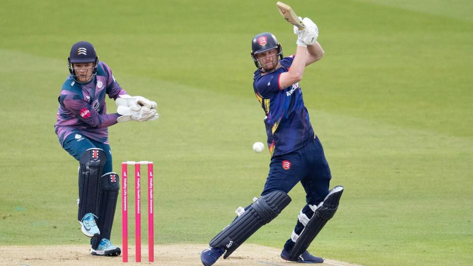 Jordan Cox batting for Essex at Lord's  