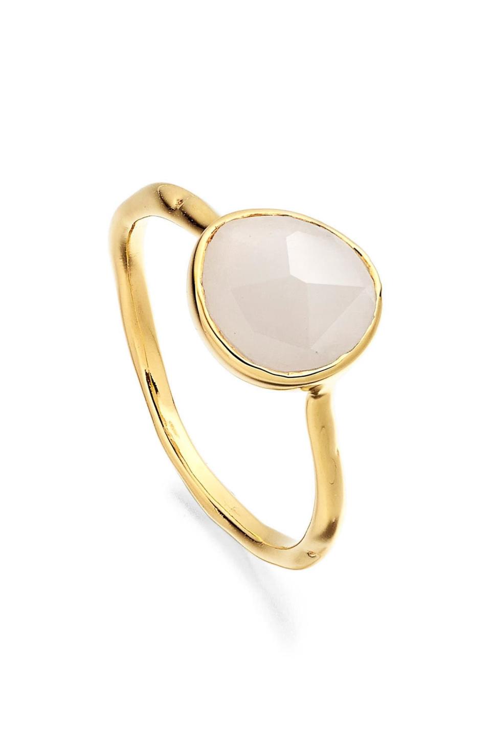 Siren Semiprecious Stone Stacking Ring