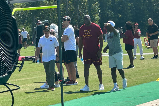 Magic Johnson, Josh Harris and other new Commanders owners introduce  themselves to Washington fans