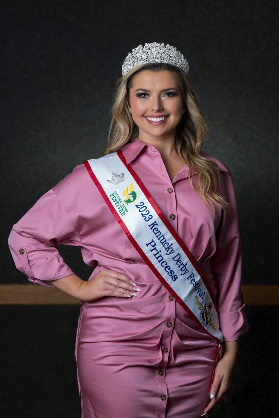 Kentucky Derby Festival 2023 Princess Lauren Carter at the Louisville Zoo in Louisville, Ky. on Jan. 8, 2023. 