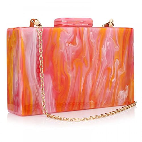 Orange Evening Women Handbag, Orange Purses Handbags