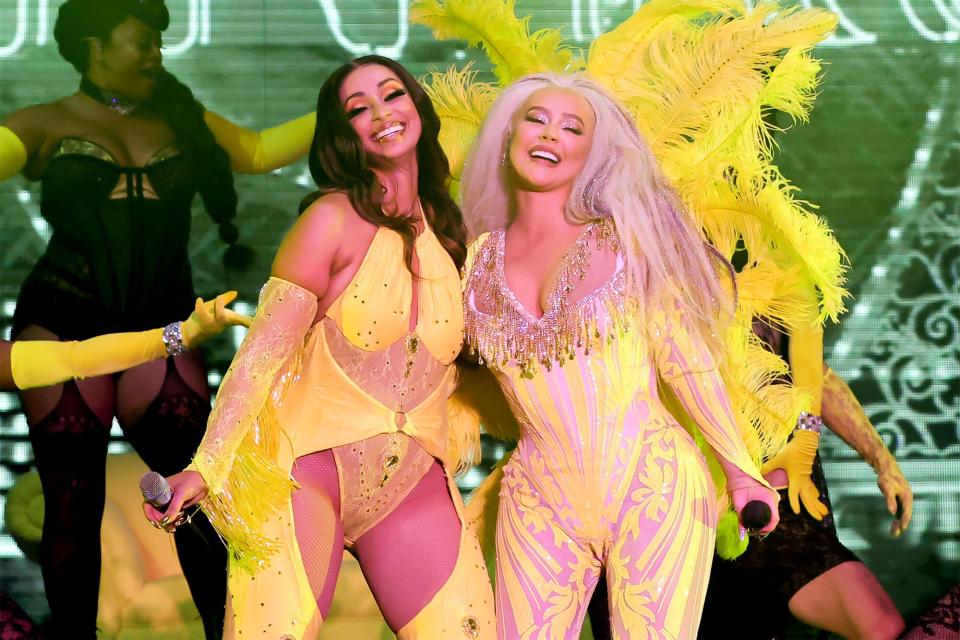 Mya and Christina Aguilera