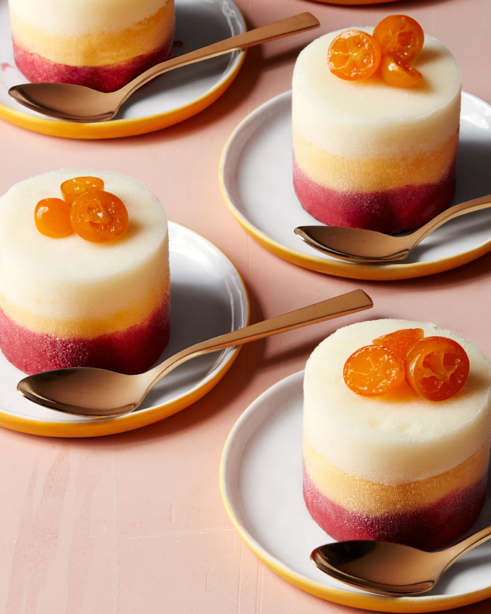 Layered Citrus Sorbets