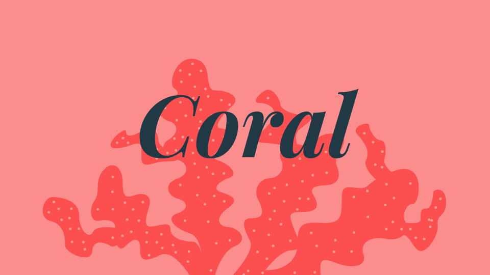 Baby names meaning red Coral
