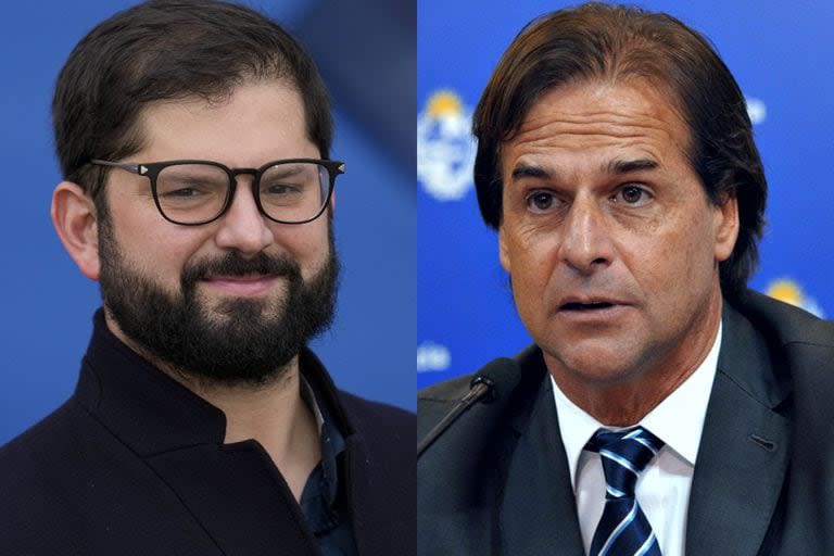 Gabriel Boric no confirmó su viaje a la asunción, mientras que Luis Lacalle Pou tiene previsto venir al país y luego recibir a Milei en Uruguay