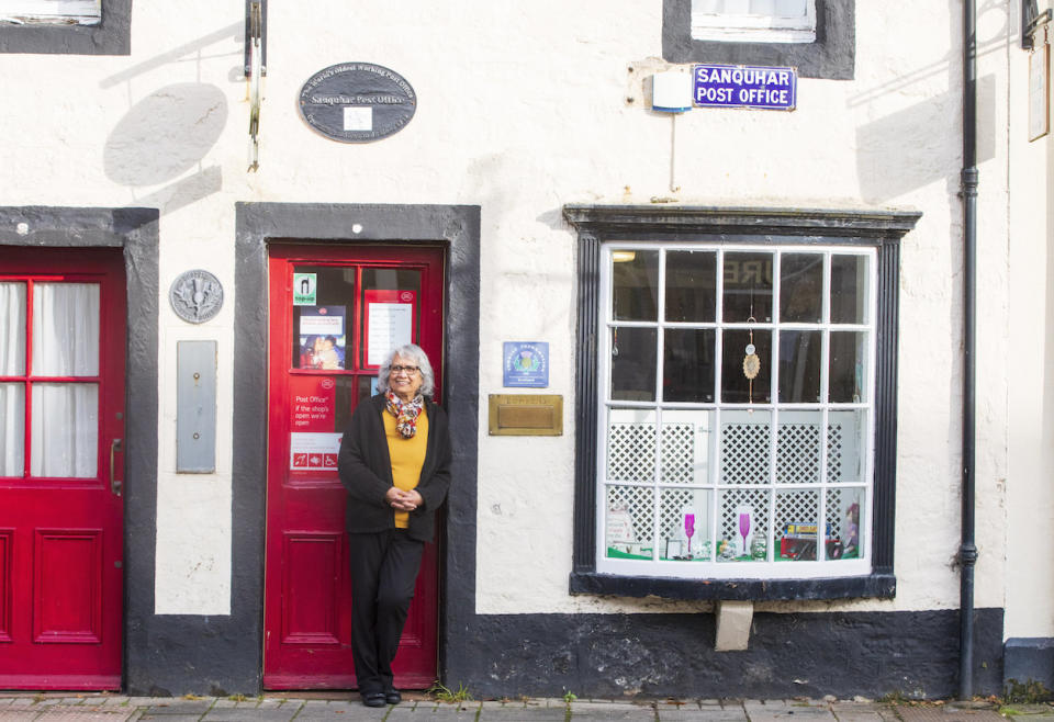 Nazra Alam, manager of Sanquhar Post Office in Dumfries and Galloway (Picture: SWNS)