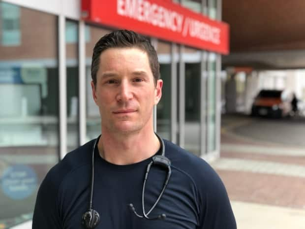 Dr. Chris Martin is head of the critical care team at Royal Victoria Hospital in Barrie, Ont., which in recent months has transferred at least 118 patients to other hospitals. Since early December, more than 200 Toronto-area patients have been transferred in, and the majority were battling COVID-19.