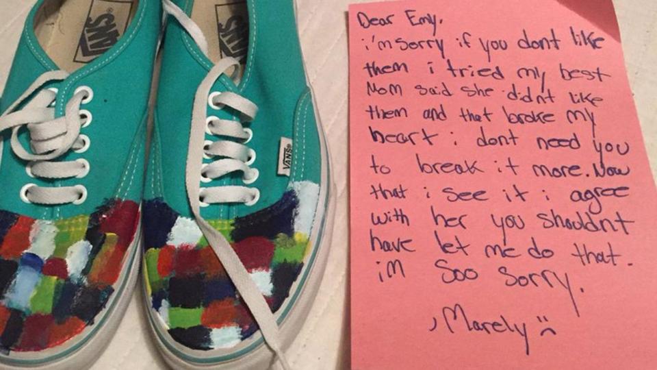 <p>Kid sister leaves heartbreaking note</p>