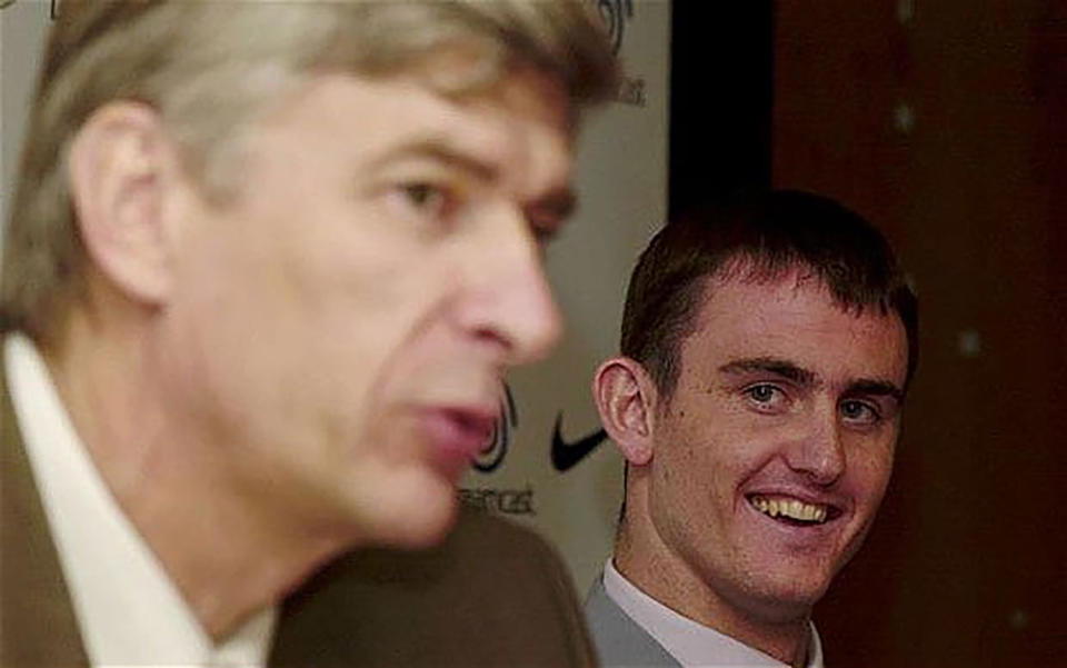 Here’s one I dealt with earlier: Wenger with the original fox in the box, Francis Jeffers