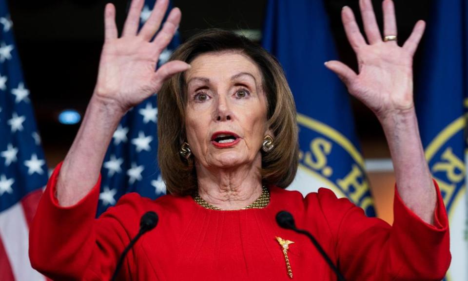 House speaker Nancy Pelosi said McConnell ‘says it’s OK for the foreman of the jury to be in cahoots with the lawyers of the accused … That doesn’t sound right to us.’