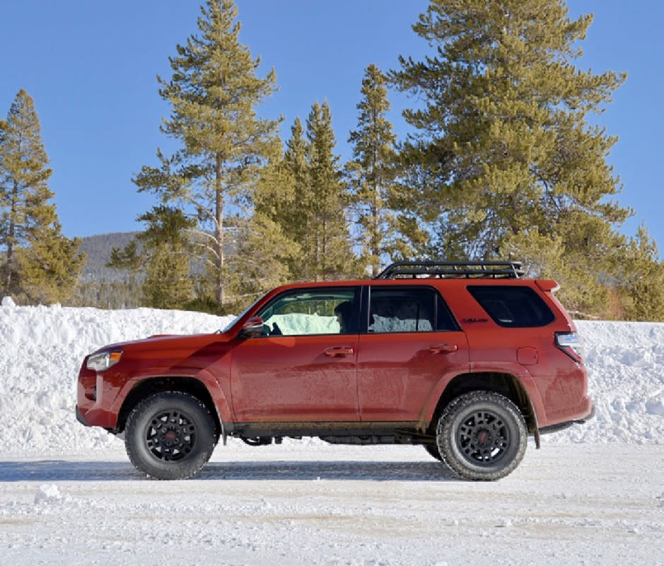 The Toyota 4Runner is a classic off-road machine that uses 4x4 to power through off-road terrain and on-road hazards like snow.<p>Stinson Carter</p>