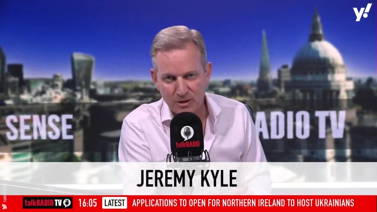 Jeremy Kyle's radio show is currently broadcast on talkRADIO TV. (talkRADIO)