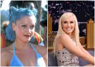 <p>Another coach on <em>The Voice</em>, Gwen is the epitome of ladies who play with makeup without going overboard. But, let's be honest: that wasn't <em>always </em>the case. Back in her <em>No Doubt </em>days, bright blue hair, notice-me eyeshadow, and face bedazzling all played a role in the lead singer's look. But, eventually, she realized that platinum blonde hair and either a nude, pink, or red lip worked best. <a rel="nofollow noopener" href="https://www.redbookmag.com/love-sex/relationships/news/a48176/blake-shelton-gushes-over-gwen-stefani/" target="_blank" data-ylk="slk:The star;elm:context_link;itc:0;sec:content-canvas" class="link ">The star</a> has stuck to that base ever since.</p>