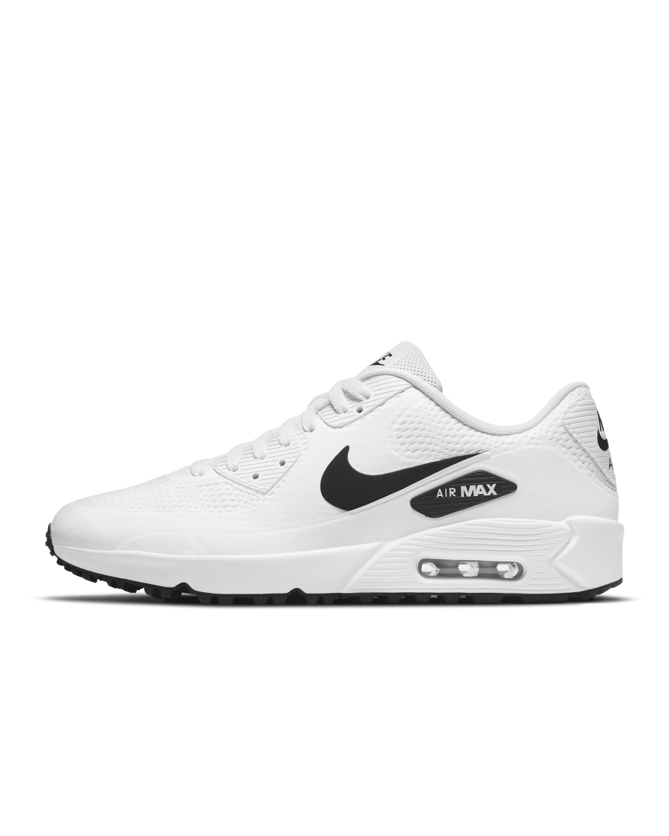 <p><a href="https://go.redirectingat.com?id=74968X1596630&url=https%3A%2F%2Fwww.nike.com%2Ft%2Fair-max-90-g-golf-shoe-hxtVmz&sref=https%3A%2F%2Fwww.esquire.com%2Fstyle%2Fmens-fashion%2Fg37262259%2Fbest-golf-shoes%2F" rel="nofollow noopener" target="_blank" data-ylk="slk:Shop Now;elm:context_link;itc:0;sec:content-canvas" class="link ">Shop Now</a></p><p>Air Max 90 G Shoes</p><p>nike.com</p><p>$130.00</p>