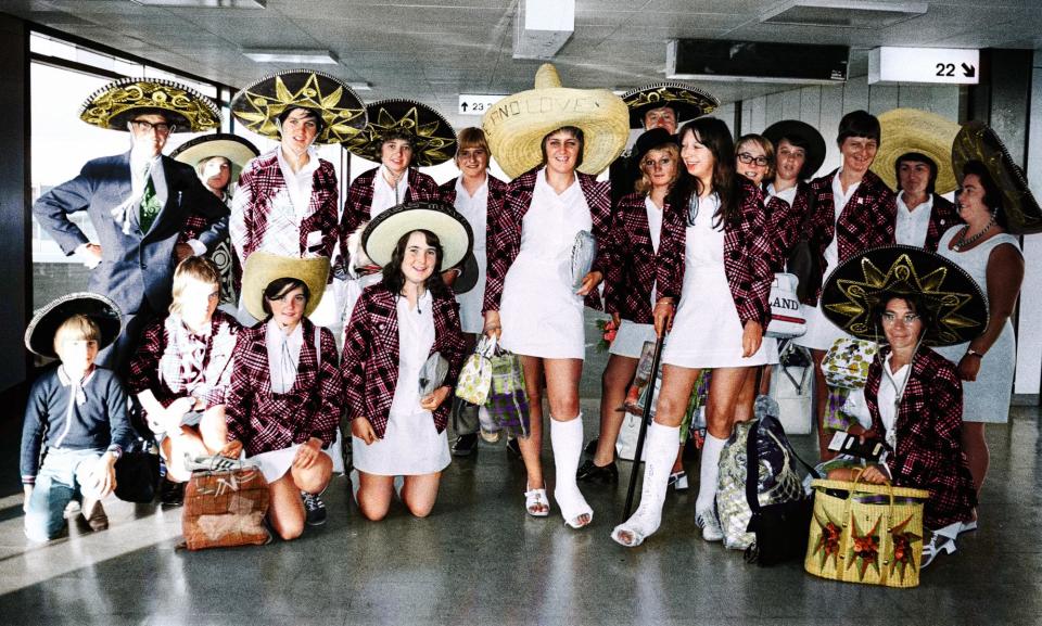 <span>The England team return to the UK following the tournament in Mexico. </span><span>Photograph: Victor Crawshaw/© New Black Films ltd/Mirrorpix</span>