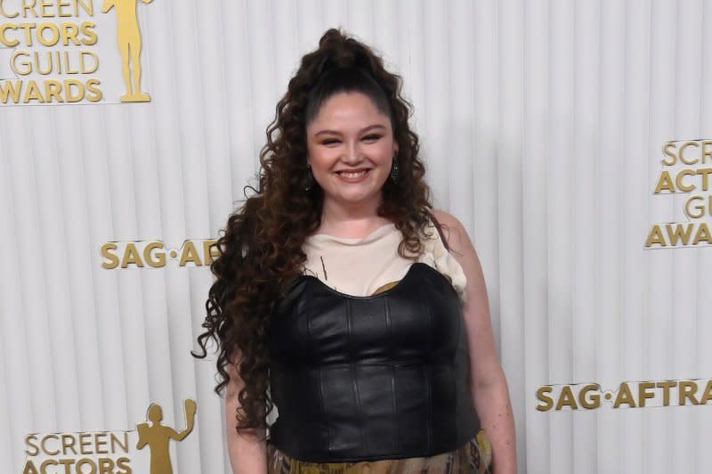 Megan Stalter attends the SAG Awards in February. File Photo by Jim Ruymen/UPI