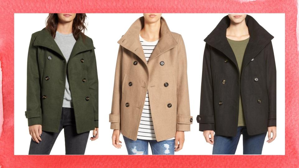 Nordstrom's Thread & Supply peacoat is on sale for just $38. 