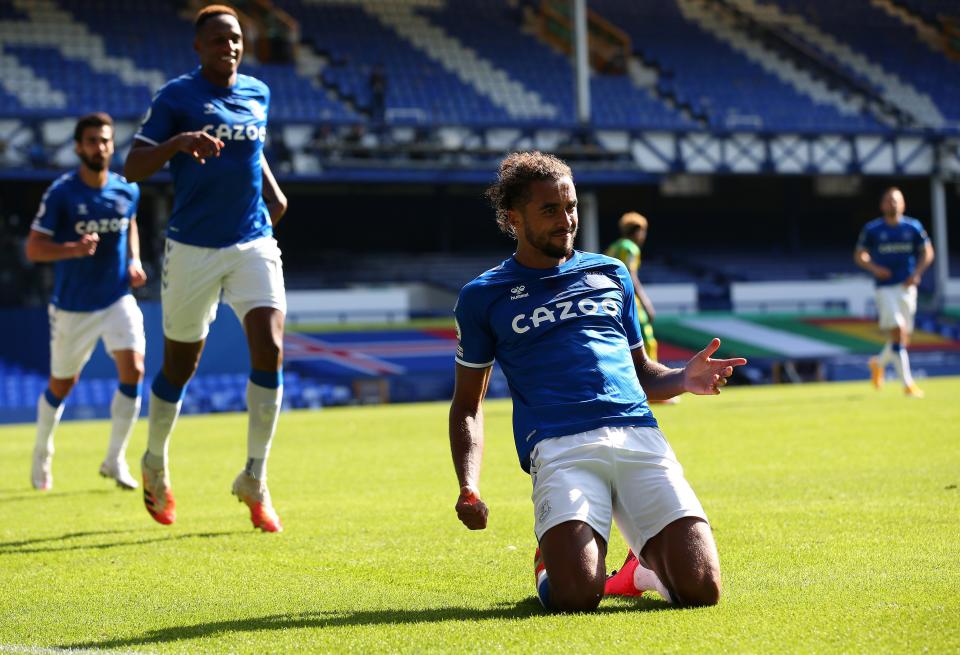 Dominic Calvert-Lewin scored a hat-trick (Getty Images)