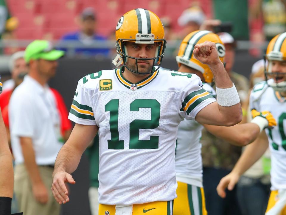 Aaron Rodgers at Green Bay Packers.