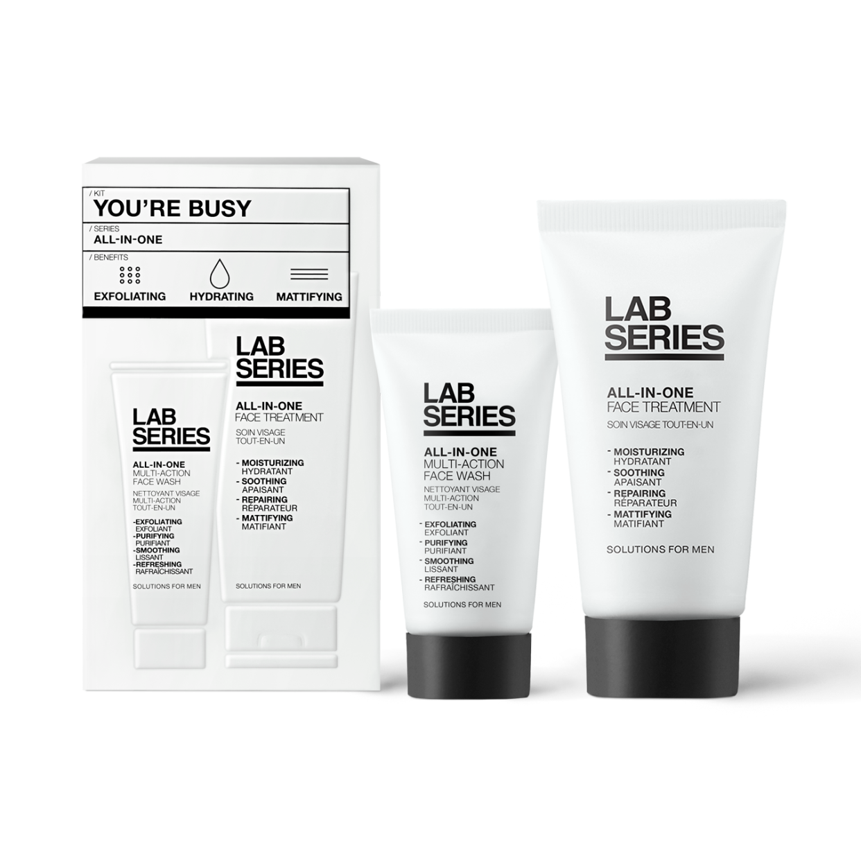 Best Men’s Grooming Kits, LAB SERIES You're Busy Skin Care Set