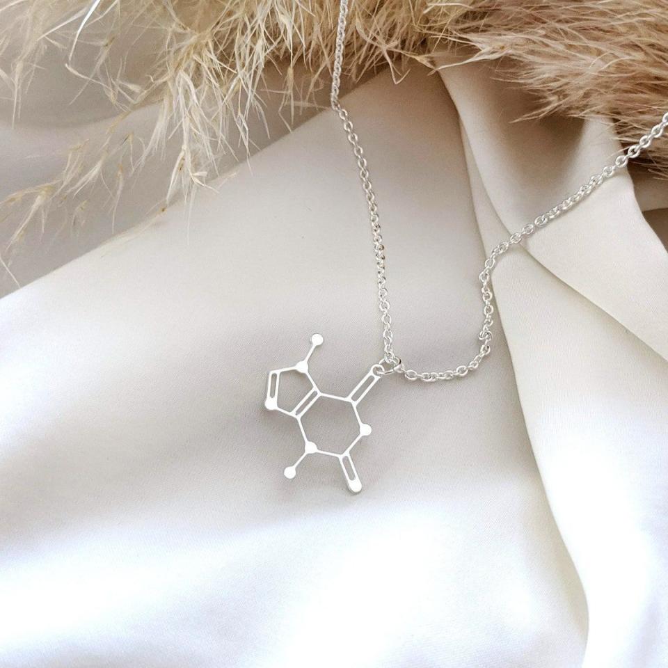 Chocolate Molecule Necklace