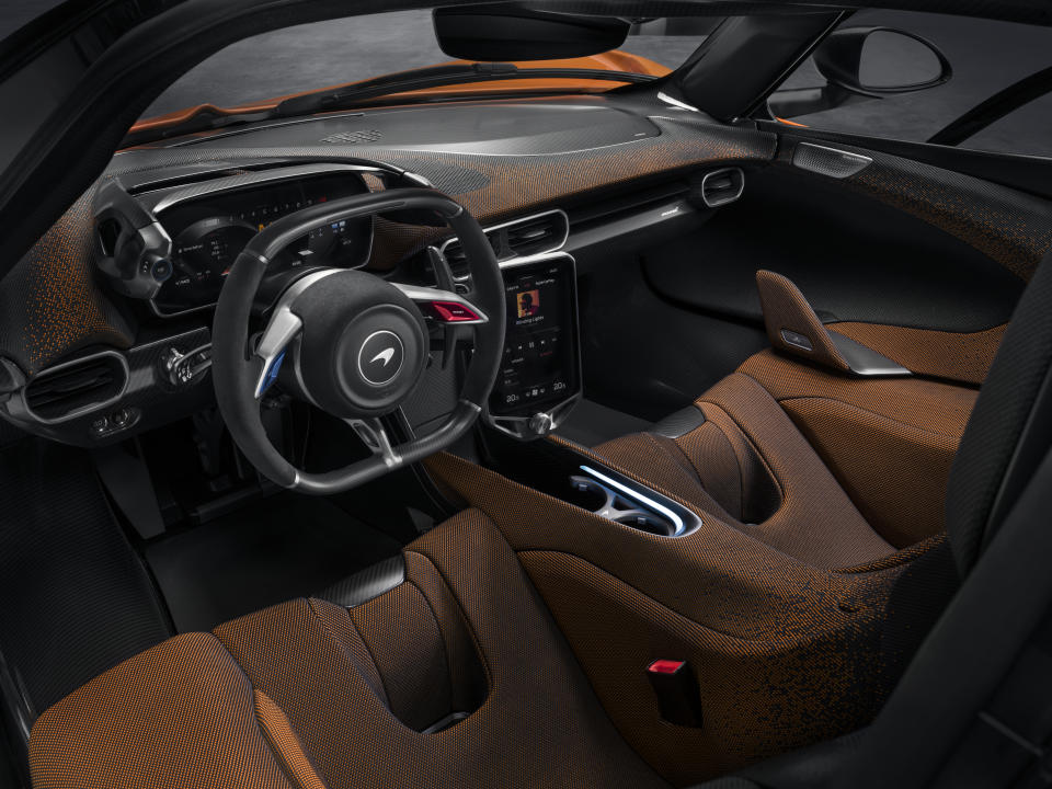 The interior of the McLaren W1 hybrid (source: McLaren)