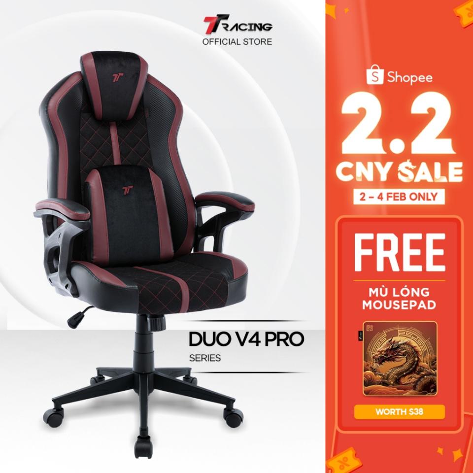 TTRacing Duo V3 Duo V4 Pro Gaming Chair Ergonomic Home Office Chair Computer Chair. (Photo: Shopee SG)