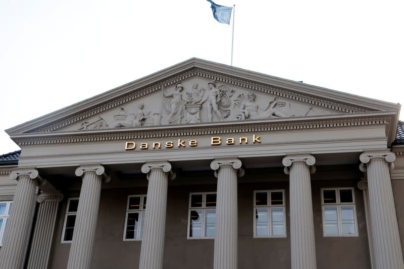 FILE PHOTO: A view of the Danske bank headquarters in Copenhagen