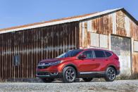 <p>It may not deliver the best fuel economy in its class, but the <a href="https://www.caranddriver.com/honda/cr-v" rel="nofollow noopener" target="_blank" data-ylk="slk:2019 Honda CR-V;elm:context_link;itc:0;sec:content-canvas" class="link ">2019 Honda CR-V</a> does just about everything else better than its competitors. Excellent road manners along with a flexible and roomy cabin and up to 30 mpg combined make the CR-V perfect for small families. There’s a reason it graced our 10Best list when it debuted for 2017, even if its spot on that list has since been taken by a newer competitor.</p>