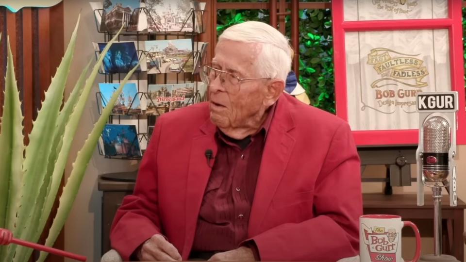 Bob Gurr hosting the Bob Gurr show on YouTube